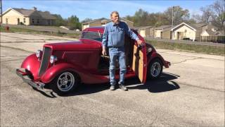 1934 Ford 3 Window Coupe Turnkey Car [upl. by Assirual]