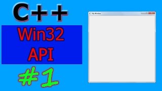 Windows GUI Programming with CC  Win32 API   Part 1  Creating a window [upl. by Nellda]