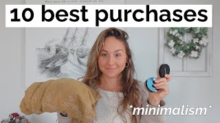 10 BEST purchases I made this year  minimalism [upl. by Saile]