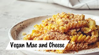 How To Make VEGAN MAC amp CHEESE  Baked Vegan Pasta Recipe [upl. by Suravat]