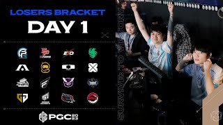 PGC 2023 Losers Bracket Stage DAY 1 [upl. by Yrrek]