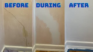 How to Fix a Plaster Wall Crack [upl. by Drofdarb]