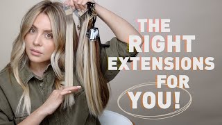 The Right Hair Extensions For YOU Type  Method  Color [upl. by Reahard794]