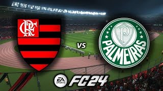 PALMEIRAS vs FLAMENGO Brazil League Cup  Fc24  2160p 4k  easportsfc [upl. by Goddard]