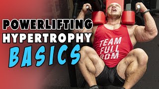 Designing A Powerlifting Hypertrophy Program [upl. by Jeffcott]