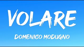 VOLARE  DOMENICO MODUGNO Testo  Lyrics [upl. by Thgiwd]