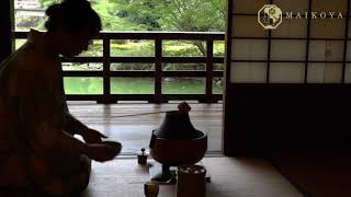 Tea Ceremony Kyoto Maikoya Japan [upl. by Holder116]