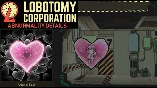 Lobotomy Corp Abnormalities  Army In Black [upl. by Fritzsche14]