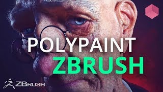 Polypaint a Head in ZBrush  Color Theory [upl. by Yenahs]