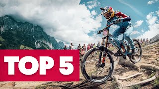 Are These The 5 Craziest Downhill MTB Runs From Leogang Austria  UCI MTB World Champs 2020 [upl. by Ahsyle]