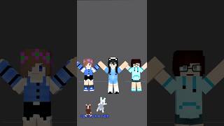 Minecraft Animation Short Dance nippon egao hyakkei👘🌸 fyp [upl. by Namdor]