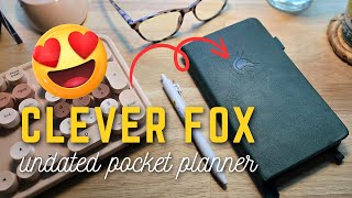 Clever Fox Weekly Productivity Planner  Review amp Chat [upl. by Nire]