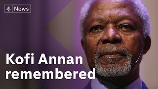 Kofi Annan dies at 80 reaction [upl. by Rehptsirhc]