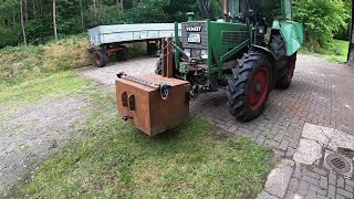 Frontkraftheber mit Frontzapfwelle Eigenbau Fendt Farmer 108s 6 Fertiger Aufbau und Funktion [upl. by Siul]