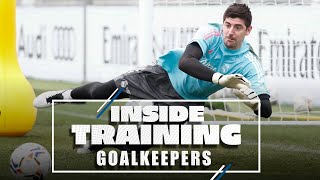 Train like a Real Madrid goalkeeper  Courtois Lunin amp Altube [upl. by Bugbee]