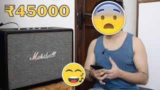 Marshall Woburn Bluetooth Speaker Unboxing amp Review 🎵🔥 [upl. by Anehs745]