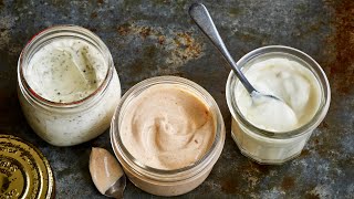 EGG FREE MAYONNAISE  3 WAYS [upl. by Ater]