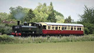 Chinnor amp Princes Risborough Railway Historic Auto trailer amp Steam 25 June 2022 4K [upl. by Anitnemelc]