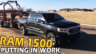 2019 Ram 1500 Towing Test Limited 57 HEMI V8 Air Suspension  Truck Central [upl. by Blum]