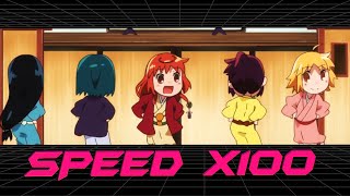 Joshiraku Ending Theme  Nippon Egao Hyakkei  SPEED X100 [upl. by Notloc]