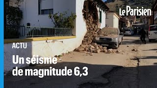 Un séisme de magnitude 63 secoue la Grèce [upl. by Mutua]