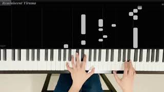 Reminiscent 회상  Yiruma  Synthesia  piano tutorial  Ellen Wowor [upl. by Luapnhoj]