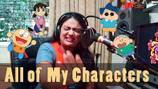 Introduction To My Characters Of Doreamon And Shinchan  Parul Bhatnagar [upl. by Siekram]