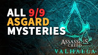 All Asgard Mysteries Assassins Creed Valhalla [upl. by Aihsilat686]