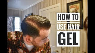 How to Use Hair Gel [upl. by Sirk]