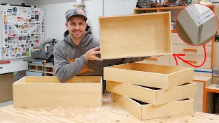 How To Build Plywood Drawers Strong Easy and FAST [upl. by Major]