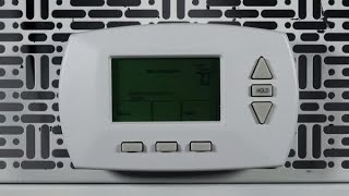 How to program schedules on the Honeywell Home RTH6450 thermostat  Resideo [upl. by Grosberg]