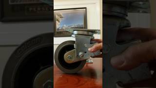 Spring loaded swivel caster with conductive wheel [upl. by Nonnaehr]