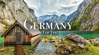 Top 10 Places To Visit In Germany  4K Travel Guide [upl. by Gilligan]