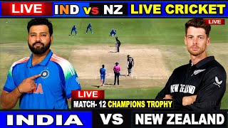 🔴Live IND vs NZ 12th ODI  Live Scores amp Commentary  India vs New Zealand  2nd Innings [upl. by Ishmul661]