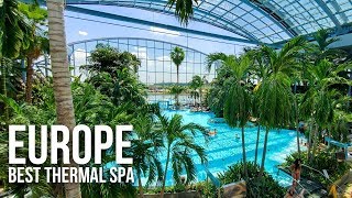 Most Amazing Thermal Spa in Europe Therme Bucharest Romania [upl. by Neeroc]