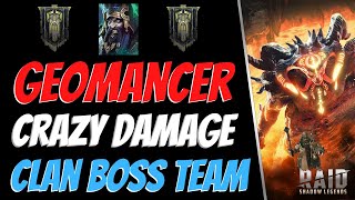 Best Budget Unkillable Clan Boss Team Feat Geomancer Raid Shadow Legends [upl. by Alaine]