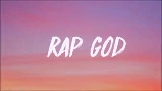 Eminem  Rap God Lyrics [upl. by Aelram]