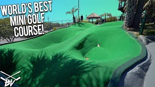 RETURNING TO THE BEST MINI GOLF COURSE IN THE WORLD  CRAZY MINI GOLF SHOTS AND INSANE HOLE IN ONES [upl. by Seleta]