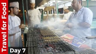 Nizwa Date Palm Oasis and Omani Street Food Mishkak [upl. by Clarie329]