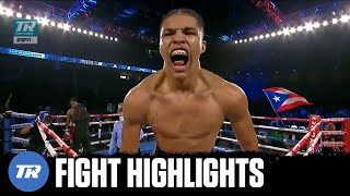 Xander Zayas Unloads on Demarcus Layton For A Highlight Reel Knockout  FIGHT HIGHLIGHTS [upl. by Bindman]