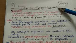 Nitrogen Fixation 2 Biological mechanism [upl. by Doownelg68]