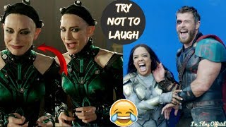 Thor Ragnarok Hilarious Bloopers and Gag Reel  Full Outtakes [upl. by Cram709]