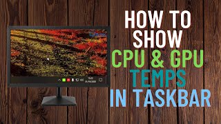 How to Monitor CPU and GPU Temperatures on Windows 10 [upl. by Kym]