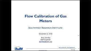 Flow Calibration of Gas Meters [upl. by Brandyn852]