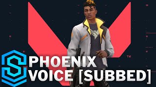 Voice  Phoenix SUBBED  VALORANT English [upl. by Eremaj12]