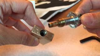 DIY dupont lighter fill valve removal tool [upl. by Arinaj]