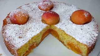 Gâteau Moelleux Aux Abricots Facile Et Rapide [upl. by Guillema]