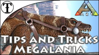 Fast Megalania Taming Guide  Ark  Survival Evolved Tips and Tricks [upl. by Kerry]