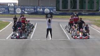 CIK FIA EUROPEAN CHAMPIONSHIP 2017 ROUND 1 KZ FINAL [upl. by Audri636]