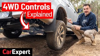 4WD modes Diff lock 2H 4H 4L amp hill descent control how toexplained [upl. by Alexandria]